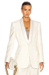 Wardrobe.nyc X The Woolmark Company Release 05 Single-breasted Suit Jacket In Off White