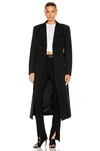 Wardrobe.nyc Double-breasted Wool-twill Coat In Black