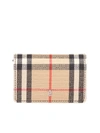 BURBERRY BURBERRY VINTAGE CHECK CHAIN CARD CASE