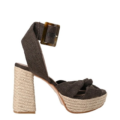 Alohas Noite Heeled Espadrilles In Brown