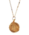 ALIGHIERI GOLD-PLATED ST CHRISTOPHER NECKLACE,000702328