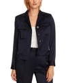 VINCE CAMUTO PETITE LIQUID SATIN UTILITY JACKET