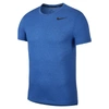 Nike Breathe Men's Short-sleeve Training Top (light Game Royal Heather) - Clearance Sale In Light Game Royal Heather,black