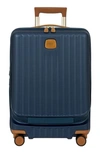 Bric's Capri 2.0 21-inch Expandable Rolling Carry-on In Matte Blue