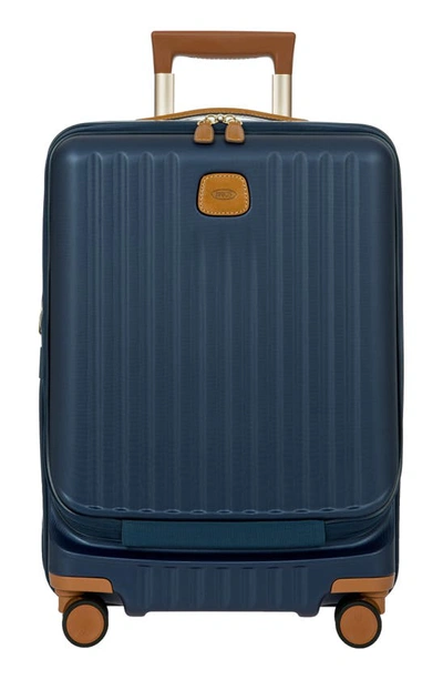 Bric's Capri 2.0 21-inch Expandable Rolling Carry-on In Matte Blue