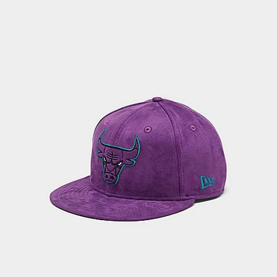 New Era Chicago Bulls Nba 9fifty Snapback Hat In Purple