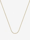 Monica Vinader 18ct Yellow Gold-plated Vermeil Sterling Silver Rolo Neck Chain In Gold