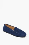 Tod's Gommini Driving Moccasin In Dark Blue