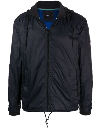 Hugo Boss Zip-up Sports Jacket In Blue