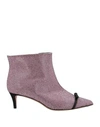 Marco De Vincenzo Ankle Boot In Pink