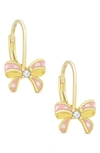 Lily Nily Bow Earrings In Gold