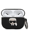 KARL LAGERFELD EMBOSSED 3D LOGO AIRPODS PRO CASE COVER,0400012622976