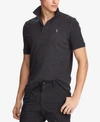 Polo Ralph Lauren Polo Pony-embroidered Polo Shirt In Black