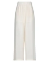 Semicouture Casual Pants In Ivory