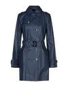 Herno Overcoats In Dark Blue