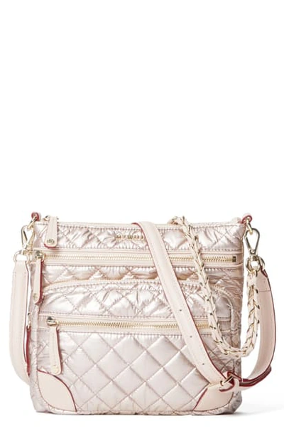 Mz Wallace M Z Wallace Downtown Crosby Crossbody Bag In Rose