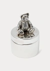 Polo Ralph Lauren Bear Sterling Silver Tooth Box In Silver
