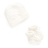 Polo Ralph Lauren Cashmere Beanie & Bootie Set In Warm White