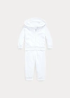 Polo Ralph Lauren Ralph Lauren French Terry Hoodie & Pant Set In White