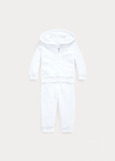 POLO RALPH LAUREN RALPH LAUREN FRENCH TERRY HOODIE & PANT SET,0042689760