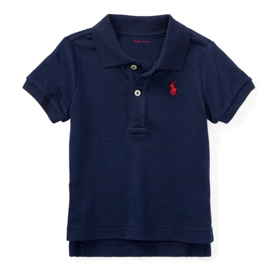 Polo Ralph Lauren Soft Cotton Polo Shirt In Blue