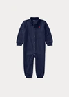 Polo Ralph Lauren Soft Cotton Polo Coverall In Suffield Blue