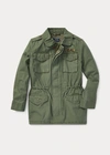Polo Ralph Lauren Cotton Twill Jacket In Army Olive
