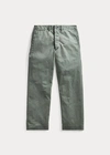 Double Rl Herringbone Twill Field Pant In Dark Olive