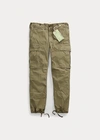 Double Rl Poplin Cargo Pant In Dark Olive