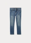 Polo Ralph Lauren Toddler Girls Aubrie Denim Leggings In Lucinda Wash