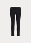 Ralph Lauren Stretch Cotton Skinny Pant In Black