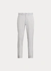 Polo Ralph Lauren Lightweight Stretch-slim Chino Pants In Grey Mini Check