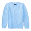 Polo Ralph Lauren Cable-knit Cashmere Sweater In New Litchfield Blue