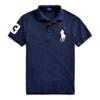 Polo Ralph Lauren Big Pony Mesh Polo Shirt   Kids In Newport Navy