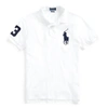 Polo Ralph Lauren White Polo Shirt With Pony Maxi Embroidery On The Front And Numeric Detail On The Sleeve In White