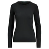 Ralph Lauren Cotton-blend Long-sleeve Top In Polo Black