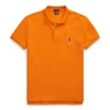 Ralph Lauren Classic Fit Mesh Polo Shirt In Fiesta Orange