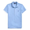 Ralph Lauren Slim Fit Stretch Polo Shirt In Harbor Island Blue