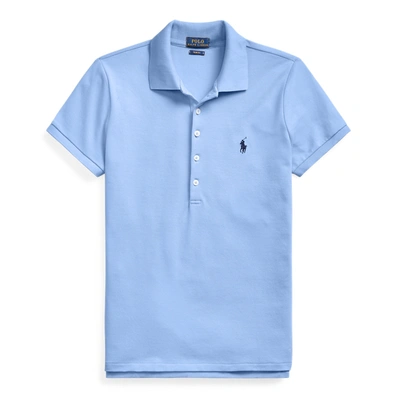 Polo Ralph Lauren Slim Fit Stretch Polo Shirt In Harbor Island Blue