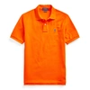 Polo Ralph Lauren Cotton Mesh Polo Shirt In Sailing Orange