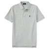 Polo Ralph Lauren Short-sleeve Logo Embroidery Polo Shirt In Light Gray