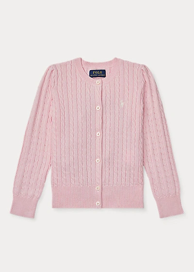 POLO RALPH LAUREN MINI-CABLE COTTON CARDIGAN,0039131149