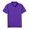 Polo Ralph Lauren Kids' Cotton Mesh Polo Shirt In Chalet Purple