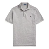 Polo Ralph Lauren The Iconic Mesh Polo Shirt In Dark Vintage Heather Grey