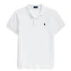 Polo Ralph Lauren Classic Fit Frayed Polo Shirt In White