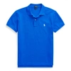 Ralph Lauren Classic Fit Mesh Polo Shirt In Heritage Blue
