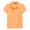 Polo Ralph Lauren Kids' Cotton Mesh Polo Shirt In Key West Orange