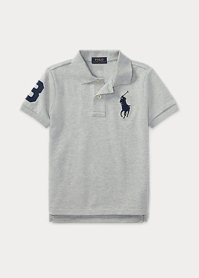 POLO RALPH LAUREN RALPH LAUREN BIG PONY COTTON MESH POLO SHIRT,0039518600