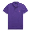Ralph Lauren Classic Fit Mesh Polo Shirt In Purple Rage