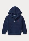 Polo Ralph Lauren Cotton Jersey Zipped Hoodie In Rl 2000 Red